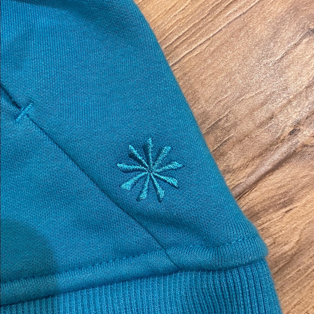 Athleta Bright Teal Athletic Hoodie - Picture 5 of 7